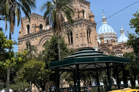 Cuenca : visite d&#039;une demi-journée de la ville avec visite de la fabrique de chapeaux de PanamaVisite partagée