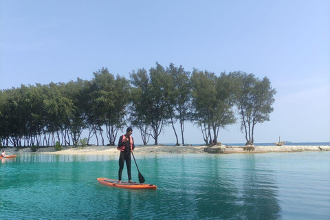 Jakarta : Excursion d&#039;une journée sur l&#039;île d&#039;Asha avec canoë et planche à pagaie
