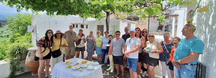 Réthymnon : grotte de Melidoni - Arkadi - Villages et tartes cuisinées