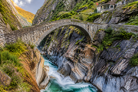 From Milan: Private Swiss Alps Day Trip Sasso San Gottardo