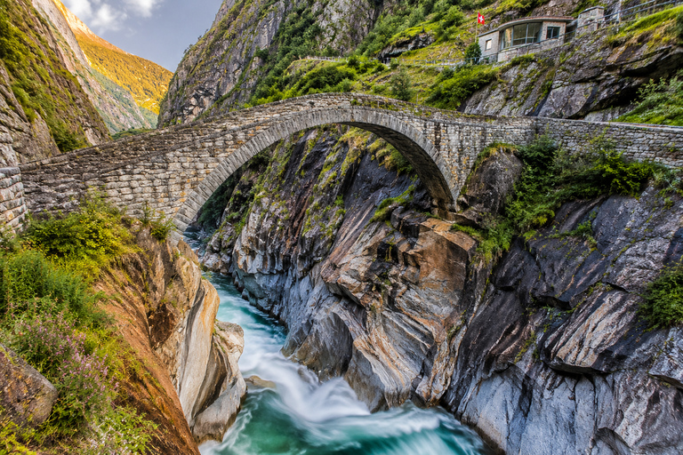 From Milan: Private Swiss Alps Day Trip Sasso San Gottardo
