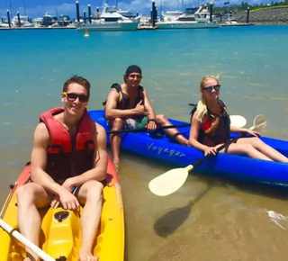 Kayaking in Airlie Beach