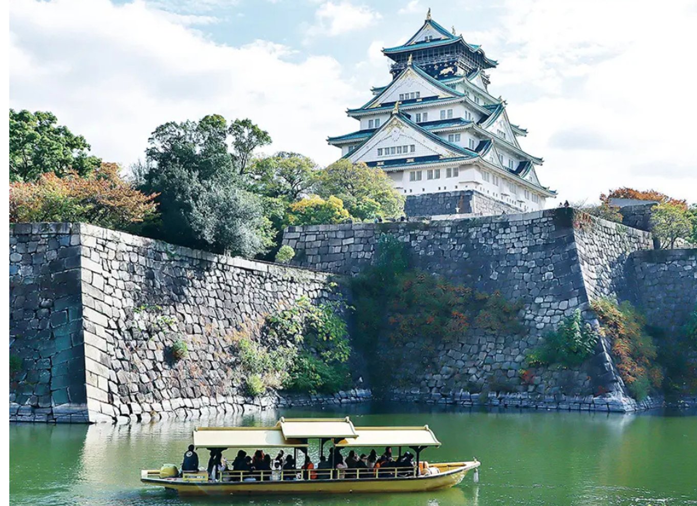 Osaka: Entré til slotstårnet / guidet byvandring