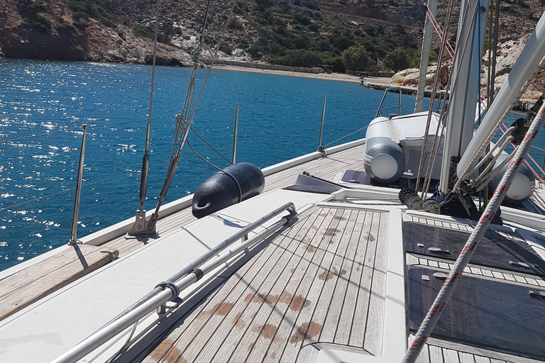 From Crete : Private Morning - Sailing Trip to Dia Island From Crete: Private Sailing Boat Trip to Dia Island