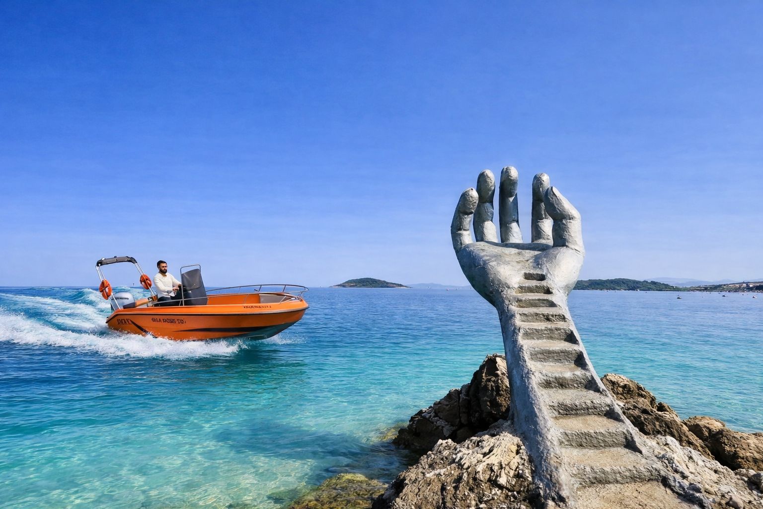 Ksamil: Bootstour zu den Inseln & türkisfarbenem Wasser