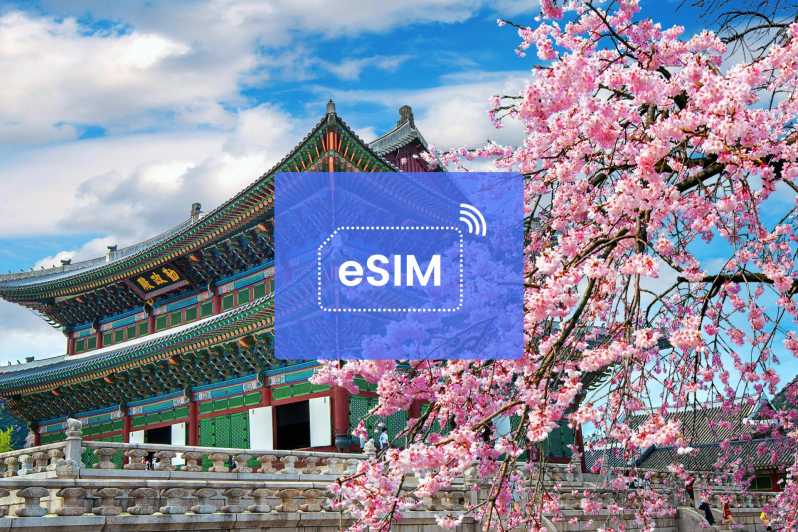 Seúl: Corea del Sur/Asia eSIM Roaming Plan de Datos Móviles