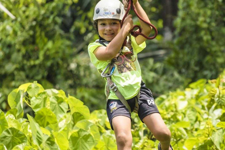 Krabi: Kayak, Zipline & Huay To Waterfall Jurassic Tour Join Tour: Zipline Only