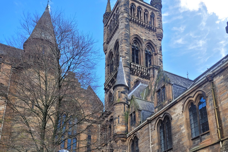 Glasgow: Elektrische fietstour met gids en bezoek aan een distilleerderij