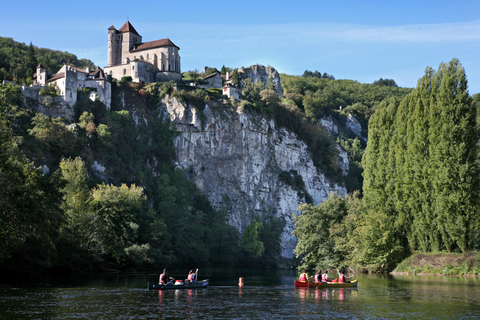 From Cahors: Pech Merle Cave & Saint-Cirq-Lapopie Tour