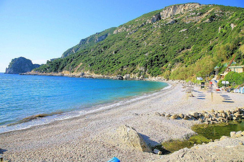 Privat tur till Myrtiotissa Beach på Korfu - ett nudistparadisHalvdag