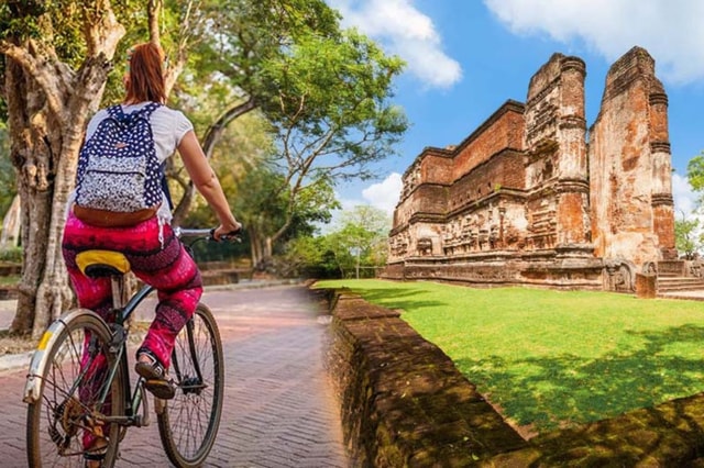 Polonnaruwa: fietsverhuur zonder gids