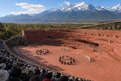 Lijiang: Impression Lijiang Show & Snow Mountain Admission Ordinary Seating + Snow Mountain Admission