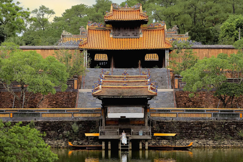 Hue : Royal Tombs Tour with Thien Mu pagoda & Dragon Boat 2 Royal Tombs and Dragon Boat with English-speaking driver