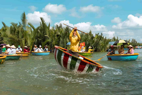 Autentiska Hoi An: Marknad, båtresa med korg och matlagningskurs