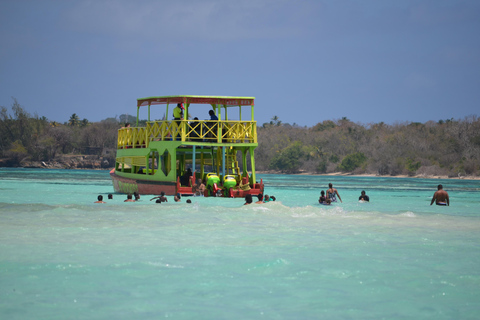 Tobago: Buccoo Reef Glass Bottom Boat TourTobago: Tour en barco con fondo de cristal por el arrecife de Buccoo