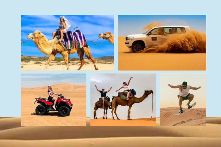 Safari, balade à dos de chameau, mer intérieure et transfert hôtelSafari privé avec balade à dos de chameau et transfert à l&#039;hôtel (sans quad)