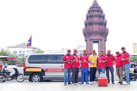 Phnom Penh: Killing Fields & S21 Prison Tour with Pickup