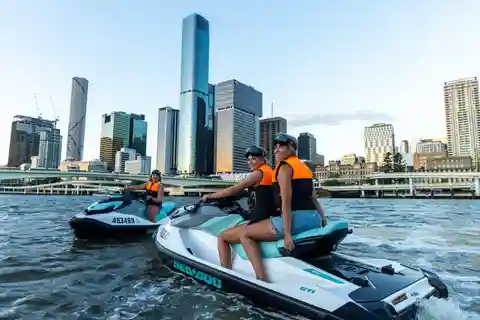 Brisbane : Excursion en jetski au coucher du soleil sur la rivière Brisbane