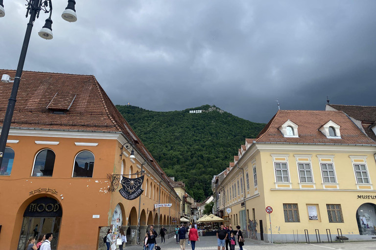 Private Day Trip to Peles & Dracula Castle, Brasov Old Town