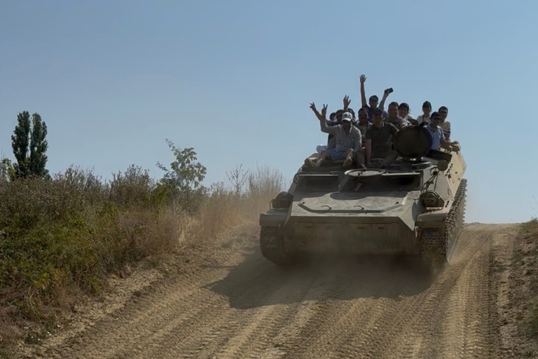 Budapest: MTLB Tank Driving Experience with BTR Ride
