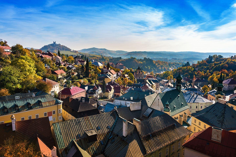 TOPP av Slovakien: Gruva i Banská Štiavnica &amp; simning i grottor