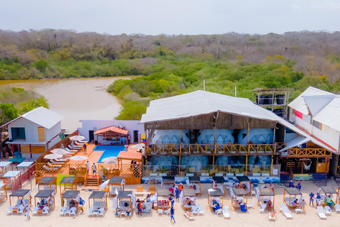 Cartagena: dia inteiro em uma cabana em Barú + almoço + coquetel de boas-vindas