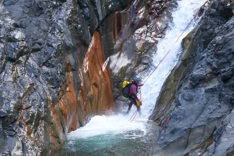 Reunion: Canyoning from Bras Rouge to Cilaos - Fun, Aquatic & Geological Cilaos Bras Rouge Full Canyoning - Fun, Technical & Aquatic