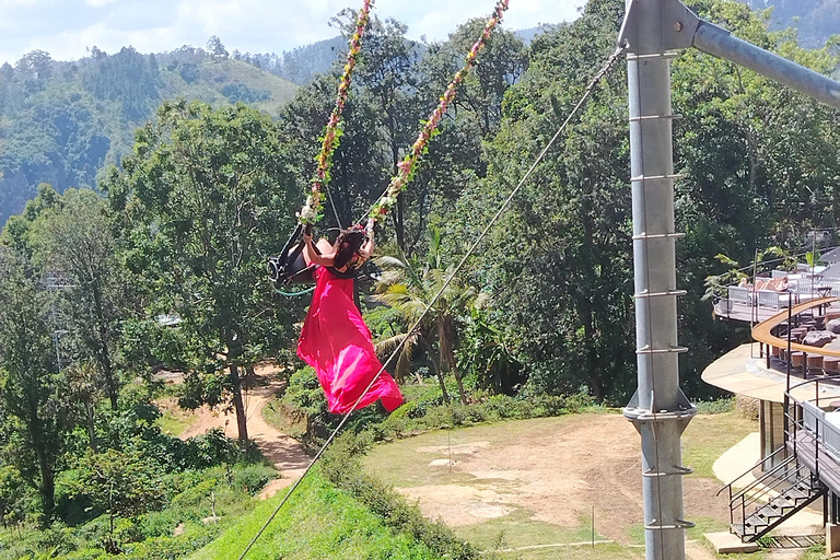From South Coast: Ella Day Tour with Waterfalls & Monastery