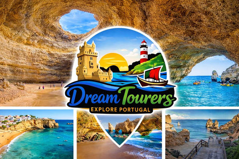 From Lisbon: Algarve Excursion + Boat Ride to Benagil Cave Small Group Tour