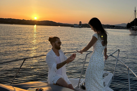 Corfu: Private Sunset Boat Cruise