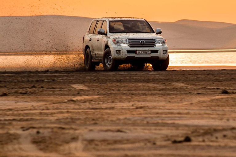 Doha: Inland Sea Desert Safari With All Activities Group: Desert Safari , inland sea , Sandboarding
