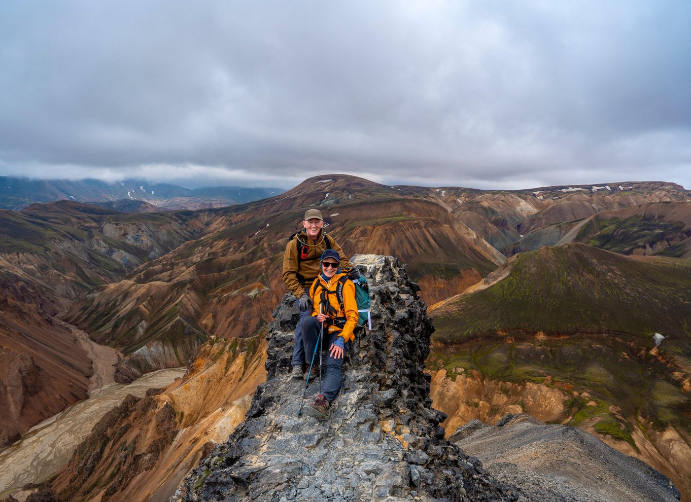 Reykjavik: Vandretur i højlandet ved Landmannalaugar og varme kilder