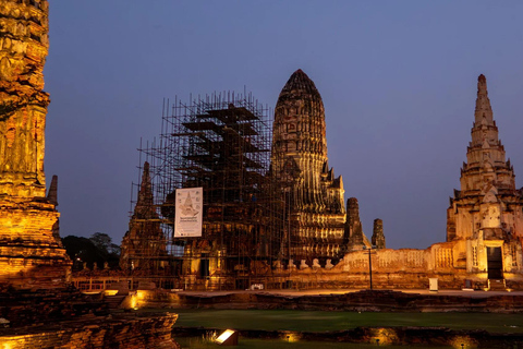 Bangkok: Ayutthaya Temples Day Trip with Sunset Cruise