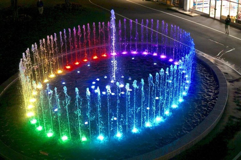 Lima : Une nuit au Magic Water Circuit avec un spectacle de lumière