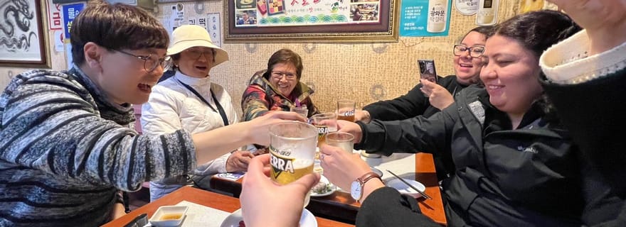 Séoul : Aventure gastronomique au marché de Gwangjang