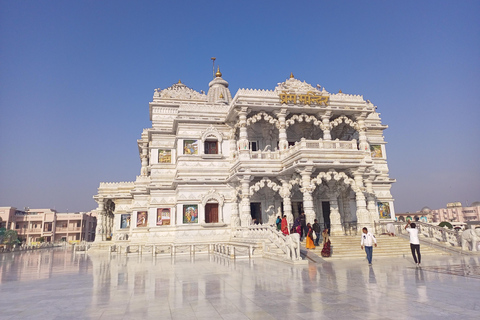 Delhi: Mathura and Vrindavan Day Trip with Lunch Only Transport