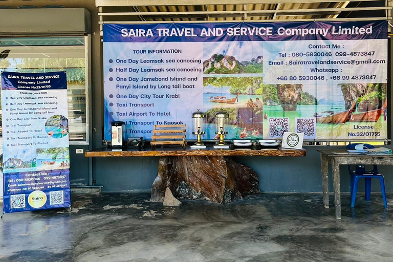 From Leamsak: James Bond Island Longtail Boat Tour& Shopping