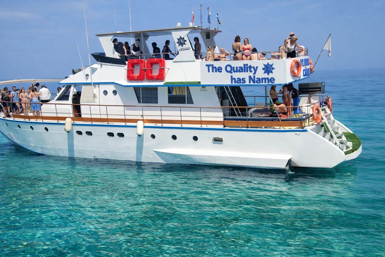 Protaras: Blaue Lagune für Erwachsene, Turtle Bay mit Rutsche, Option Mittagessen