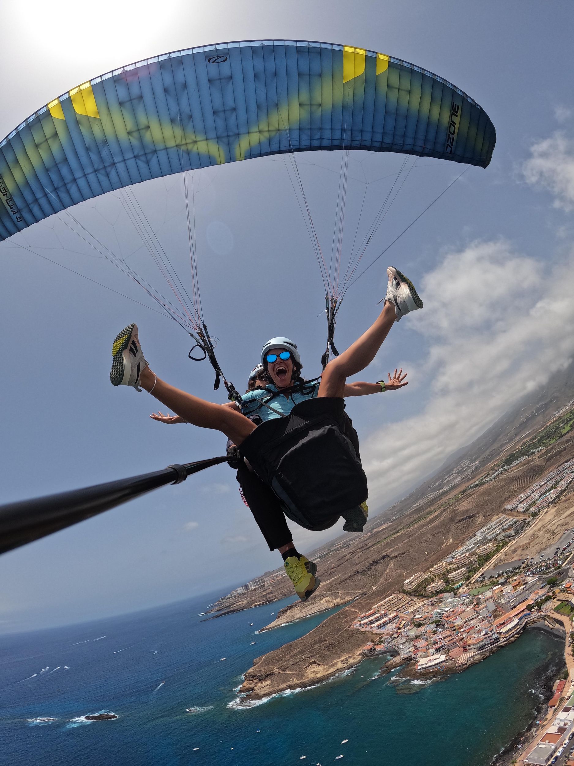 Teneriffa: Paragliding-Tandemflug mit akrobatischen Manövern