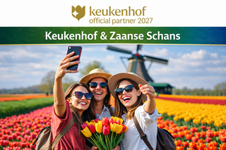 Amsterdam: tour di 1 giorno ai giardini di tulipani di Keukenhof e a Zaanse Schans