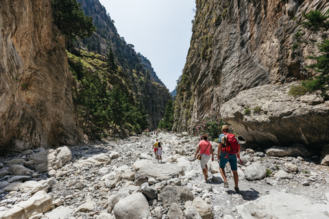 Vanuit Rethymno: Samaria Gorge-dagtocht met pick-upVanuit Gerani, Petres, Dramia, Kavros en Georgioupolis