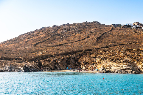 Mykonos: Prywatna wycieczka katamaranem o poranku lub o zachodzie słońca