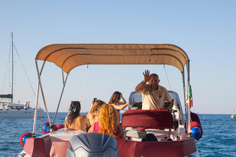 Polignano Sea Caves: Boat Tour with Snorkeling & Aperitif Sea Caves Boat Tour from San Vito