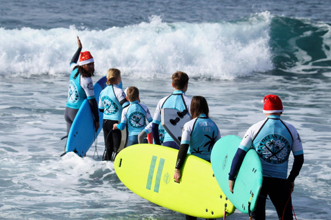 Playa de Las Americas: Surfing Grupplektion med utrustning