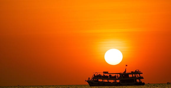 BBQ and sunset party on the island in Phu Quoc