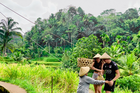 Ubud privato: Cascate, tempio dell&#039;acqua, terrazza di risoTour di un giorno (10-12 ore di tour), escluse le tariffe dei biglietti d&#039;ingresso