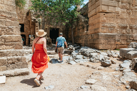 Rhodes: Guided Bus Trip to Lindos Village &amp; Seven Springs