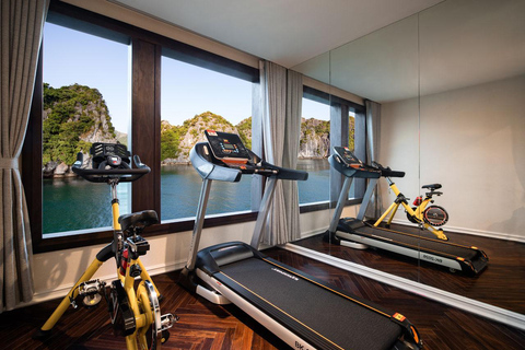 From Hanoi: Lan Ha Bay Premium Luxury Day Cruise Shared Cruise + Share Limousine bus transfer