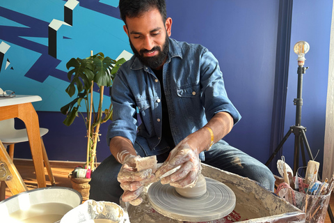 Antalya: Pottery Wheel Workshop - Shape Clay with Your Hands FOR FOREIGN GUESTS 1.5h (Without Firing - Quick Experience)