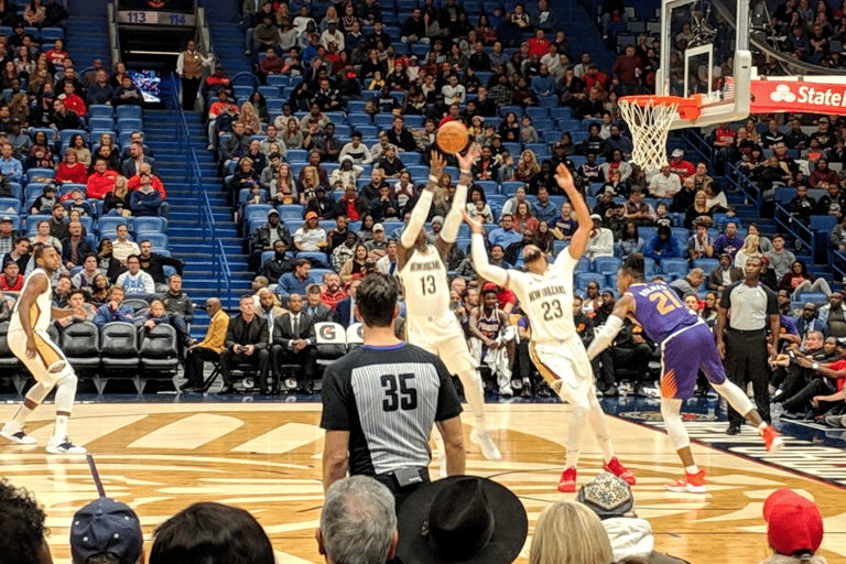 New Orleans: New Orleans Pelicans Basketball Game Ticket Floor